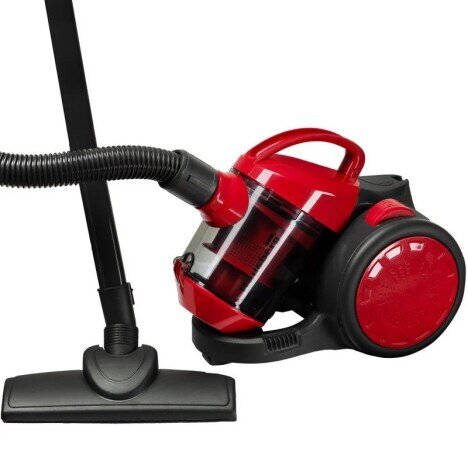 Aspirator fara sac Hausberg HB-2090RS Cyclone Vacuum Cleaner, 1.5L, 700W, 85dB, Rosu/Negru