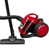 Aspirator fara sac Hausberg HB-2090RS Cyclone Vacuum Cleaner, 1.5L, 700W, 85dB, Rosu/Negru